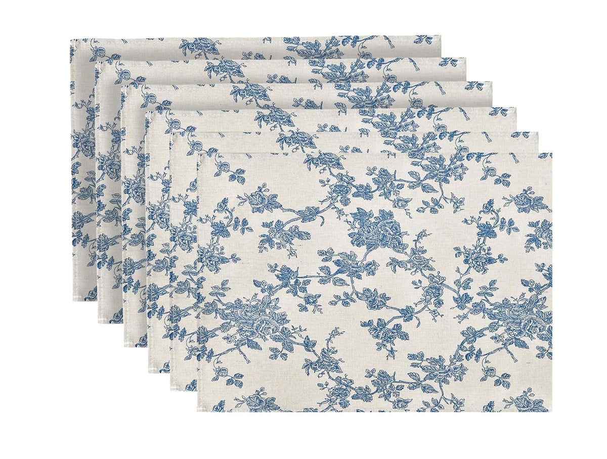 YiHomer Pastoral Rectangle Table Cloth 100% Polyester Fabric 60 x 102 Inch