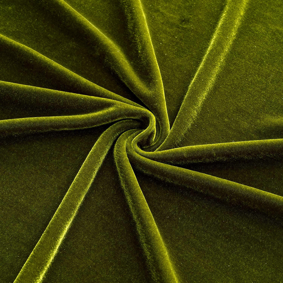 MIULEE Velvet Tablecloth with Decorative Ruffle 60x120 Inch Olive Green
