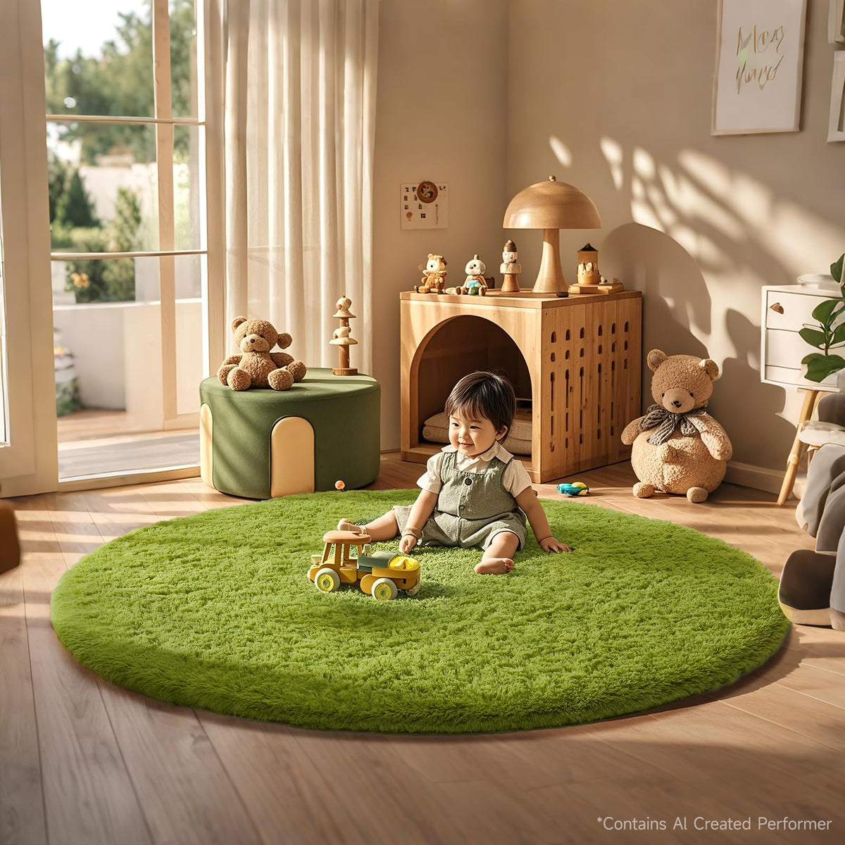 Ophanie Area Rugs for Living Room Bedroom, Washable Non-Slip Fluffy Soft Grey Shag Carpet, Indoor Floor Gray 4x6 Fuzzy Shaggy Living Room Plush Rug for Kids Home Dorm Decor Aesthetic
