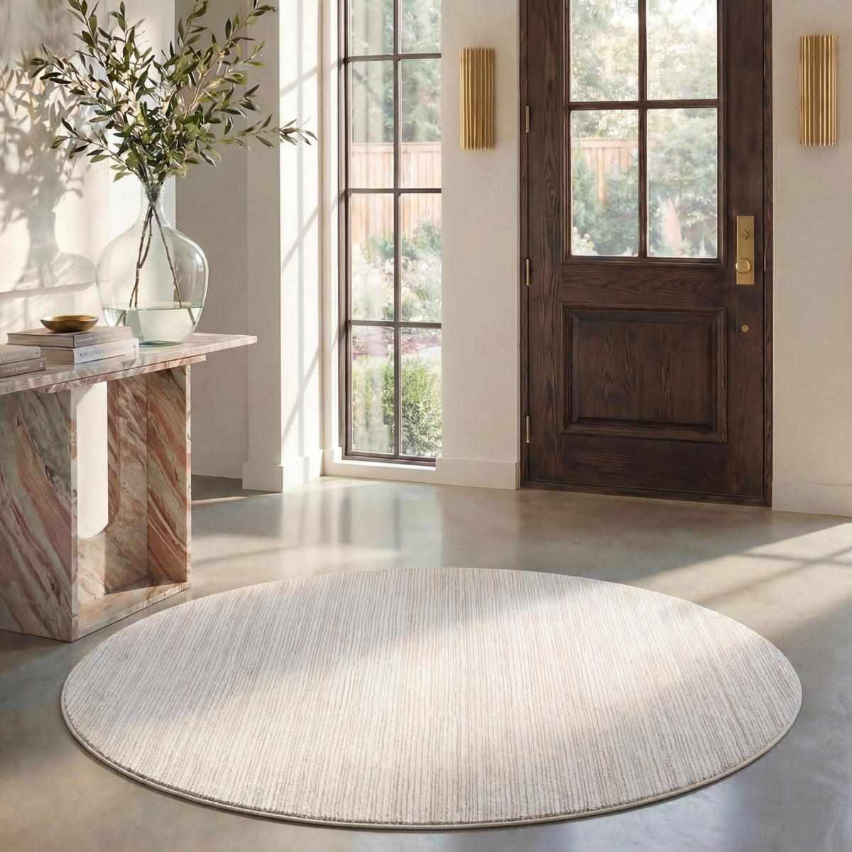 SAFAVIEH Vision Area Rug 8x10 Large, Modern Tonal Brown VSN606E
