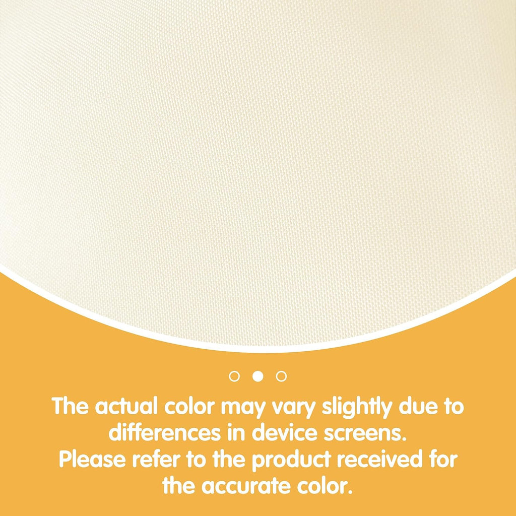 BRILLMAX 6 Pack Ivory Tablecloths 90x132 Inch for 6ft Rectangle Tables