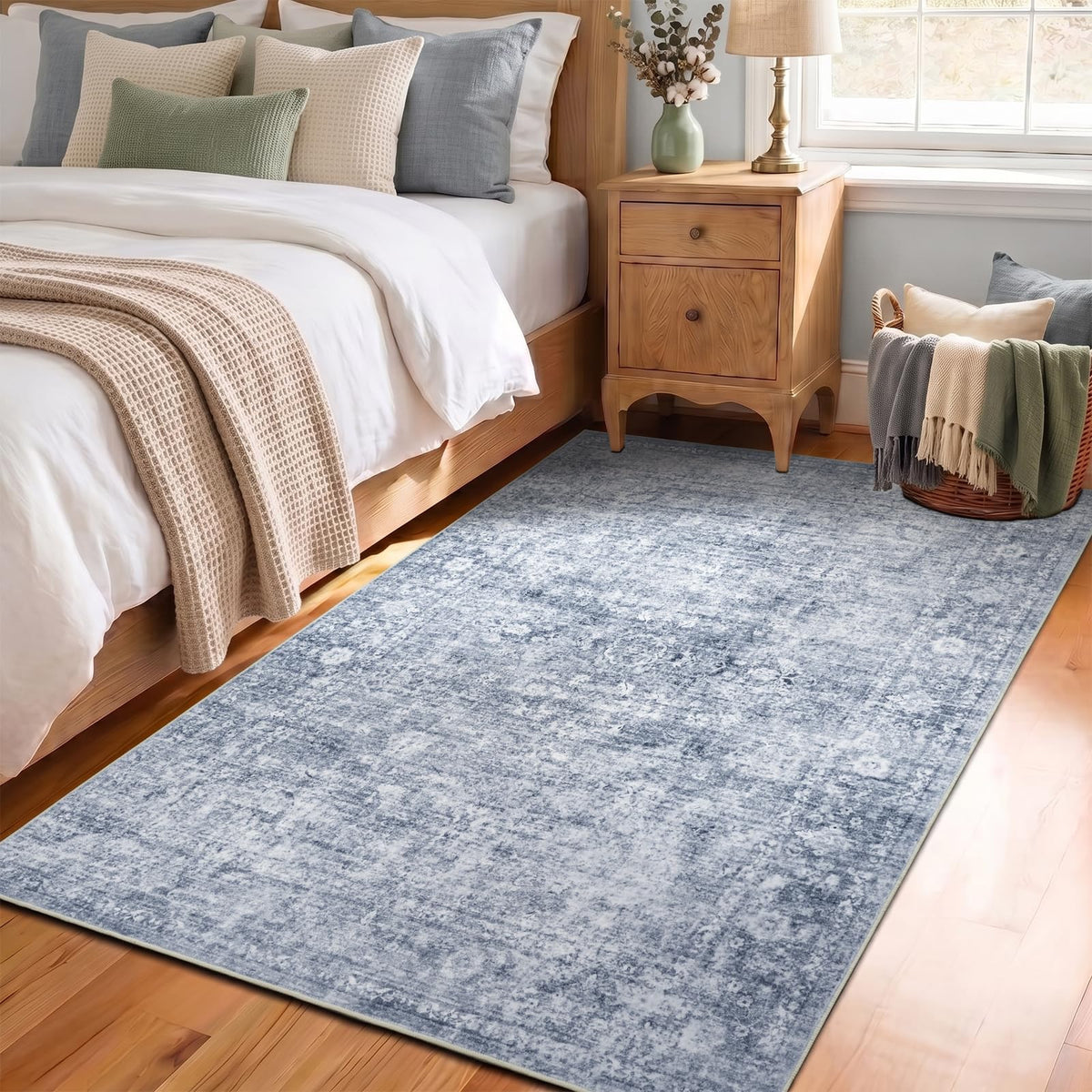 Homemate Washable Rug 8x10 Area Rugs - Vintage Rugs for Living Room