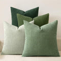 MIULEE Decorative Throw Pillow Covers 18x18 Inch Set of 4 Coastal Blue
