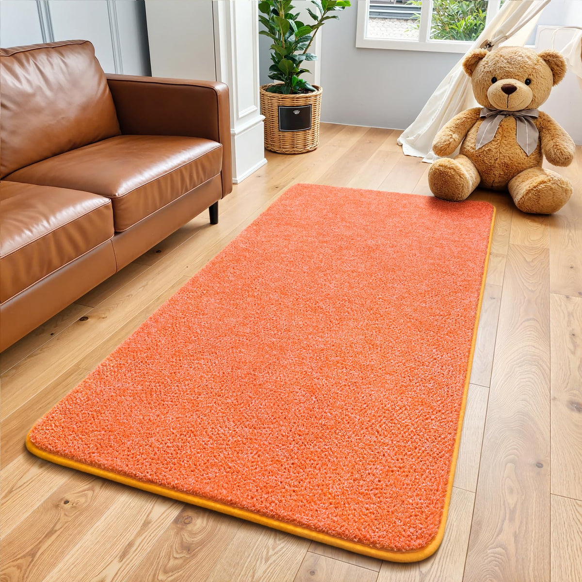 Keeko 4x6 Area Rugs for Living Room,Soft Washable Memory Foam Bedroom Rug