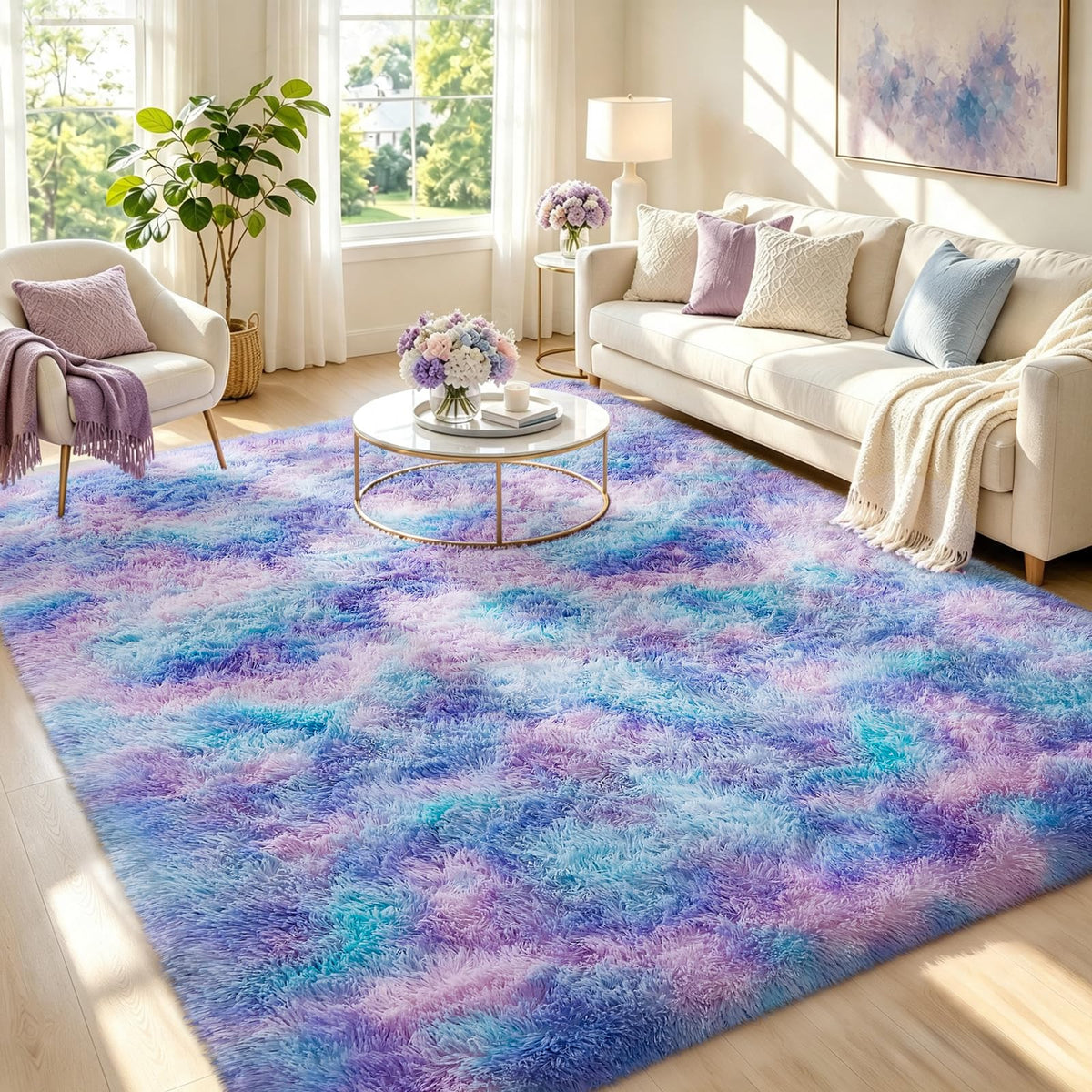 Ophanie Small Rug Upgrade Non Slip Throw Bedside Area Rugs, Fluffy Soft Grey Mini Bedroom Carpet, Affordable Door Entryway Indoor Inside Front Entrance Dog 2x3 Mat, Home Decor Aesthetic, Nursery