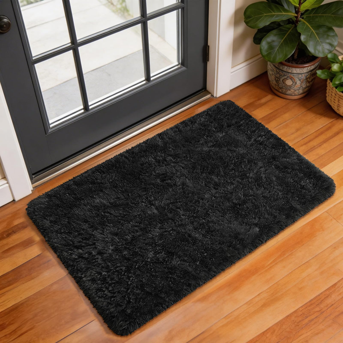 Ophanie Area Rugs for Bedroom, Christmas Upgrade Non-Slip Ivory Fluffy Soft Shag Living Room Carpet, Indoor Floor 4x6 Fuzzy Shaggy Plush Nursery Rug for Kids Dorm Decor with Over 99 pcs Pile fibers