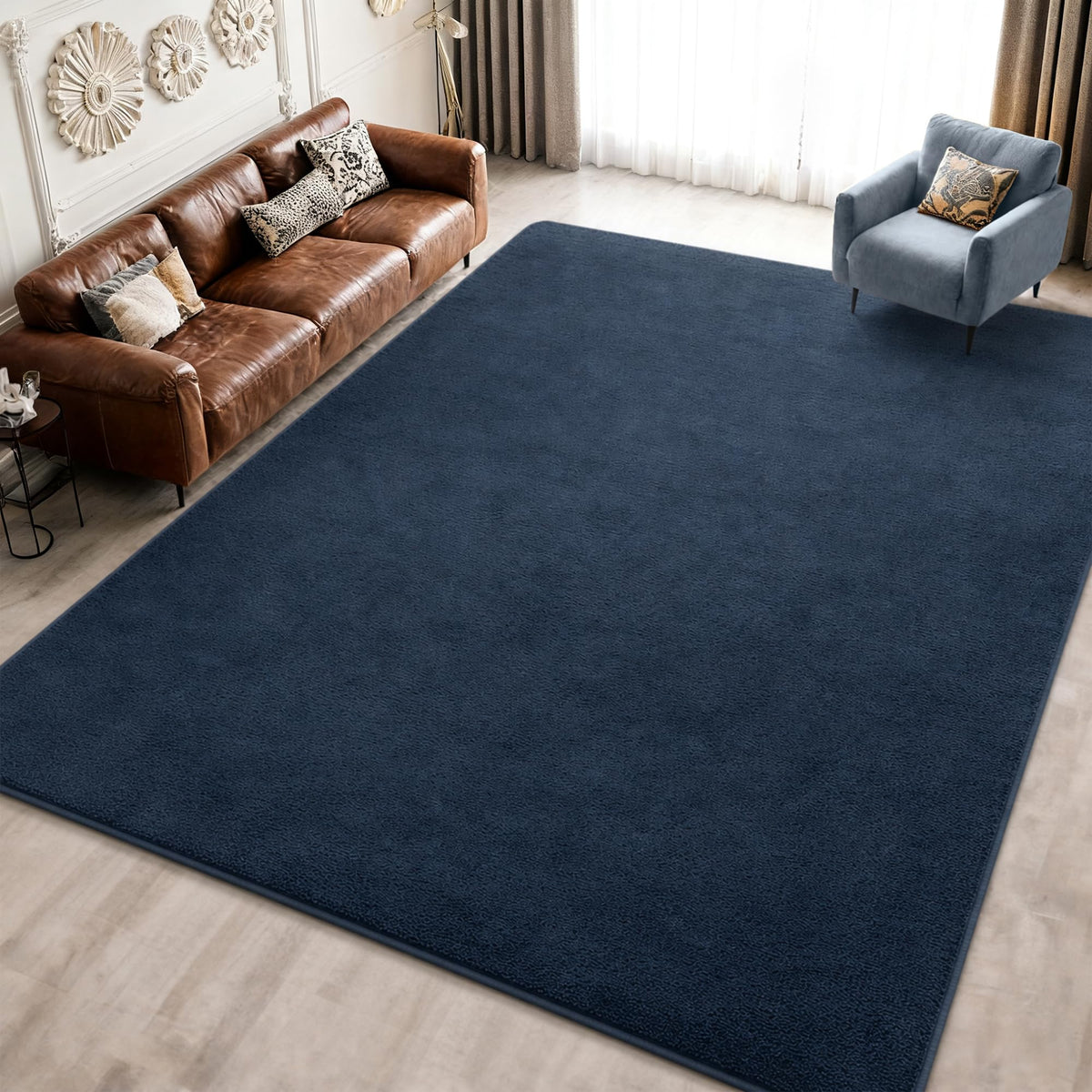 Keeko 4x6 Area Rugs for Living Room,Soft Washable Memory Foam Bedroom Rug