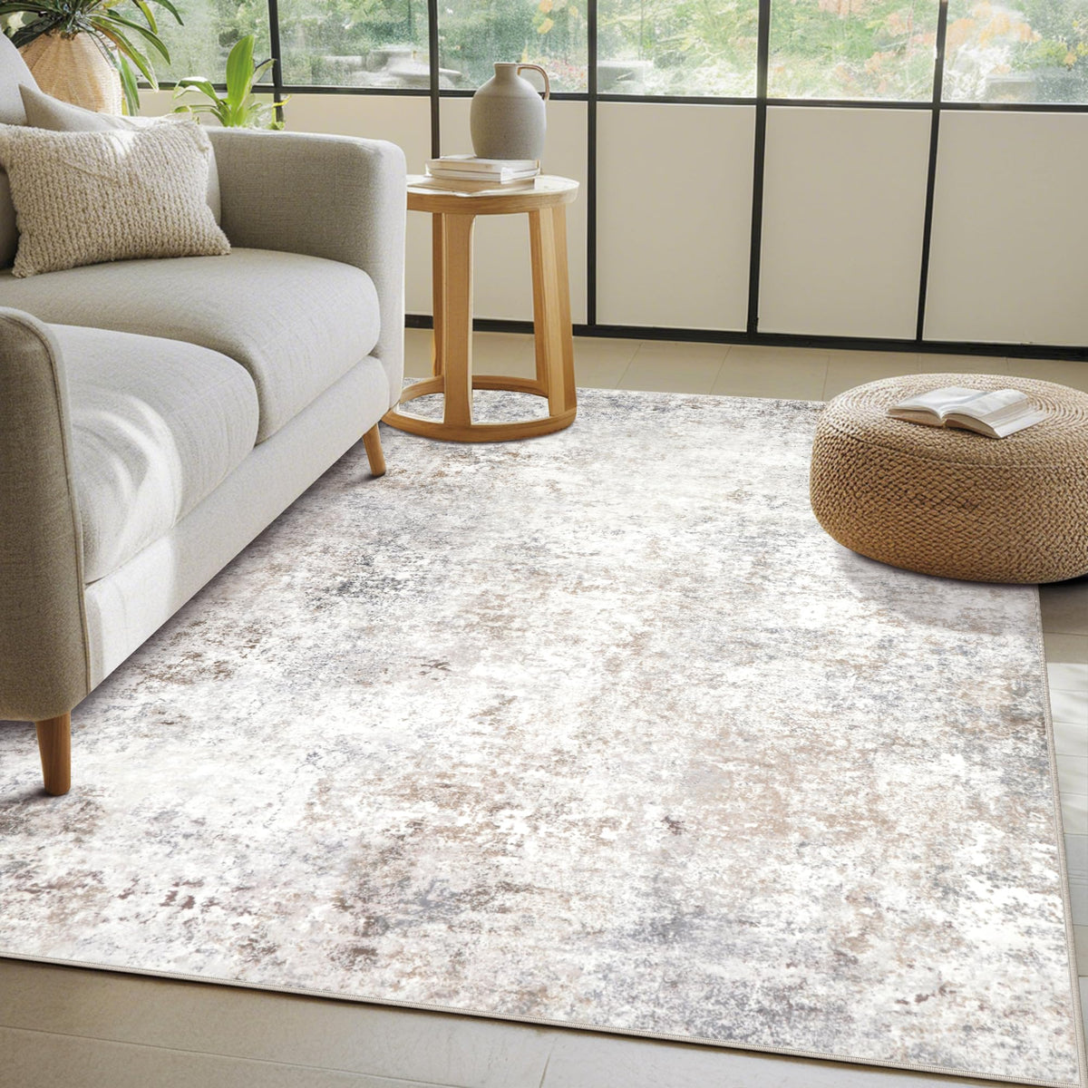 Washable Rugs 8x10 Area Rugs for Living Room,Bedroom,Dining Room Carpet