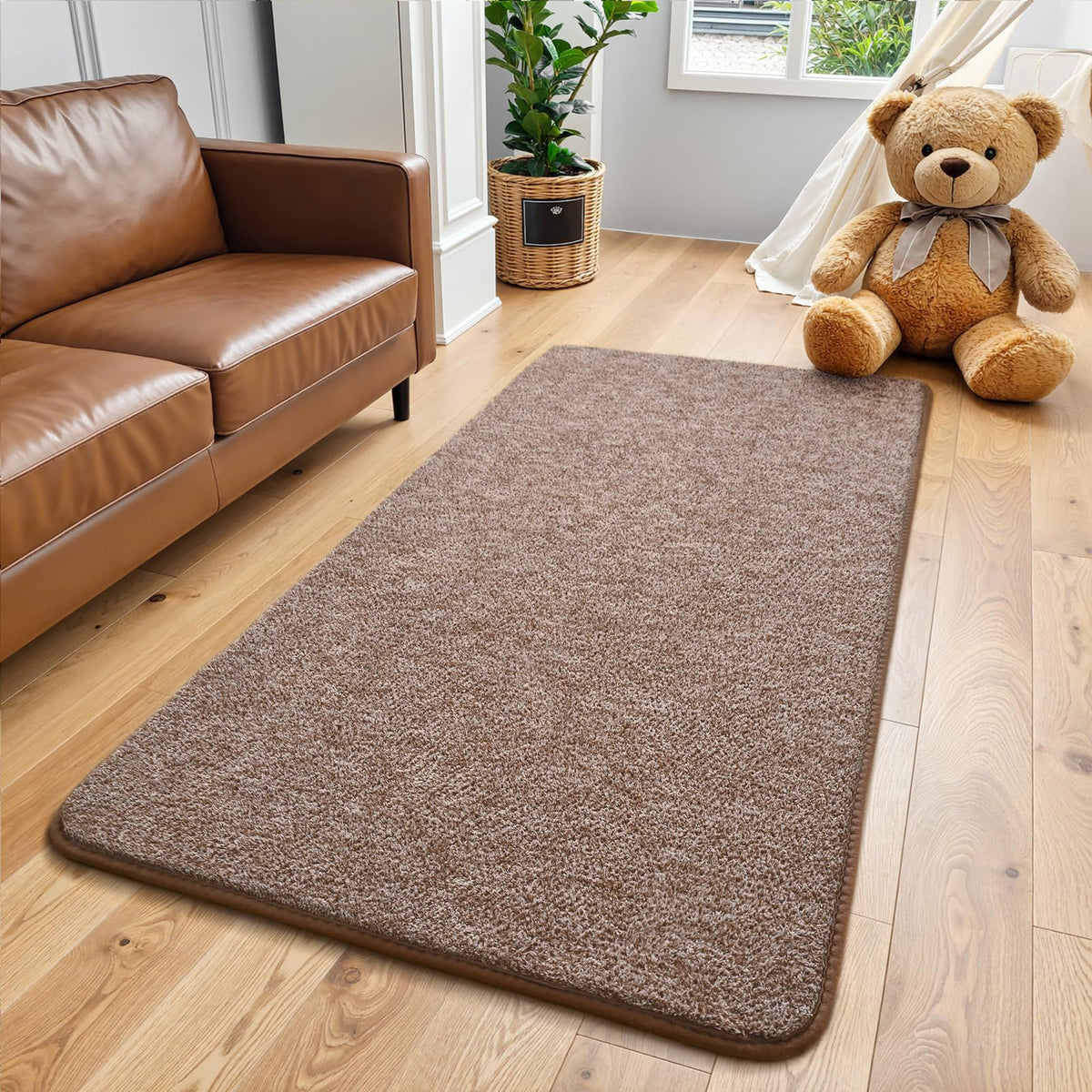 Keeko 4x6 Area Rugs for Living Room,Soft Washable Memory Foam Bedroom Rug