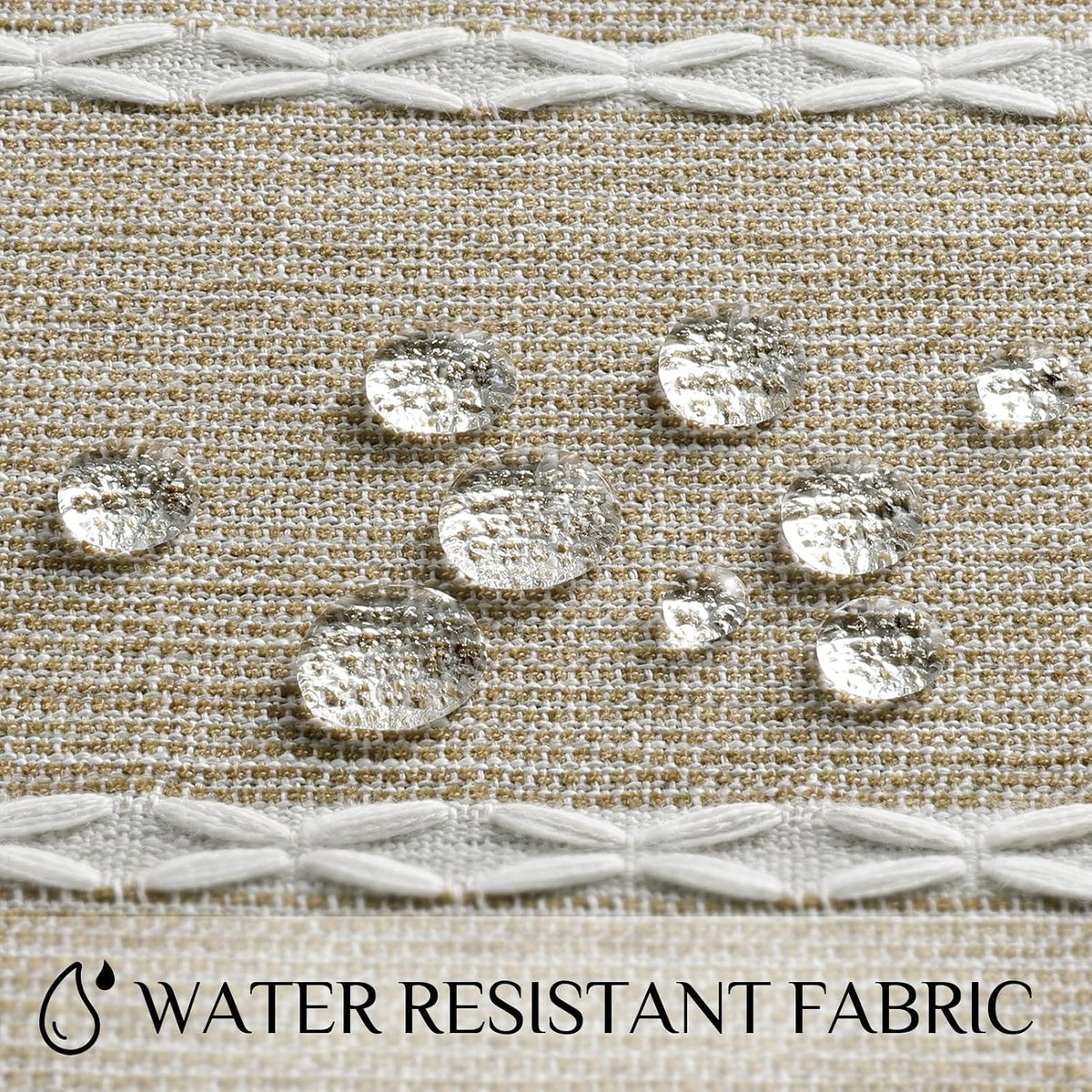Softalker Fall Linen Rectangle Tablecloth with Tassel, 55 x 70 Inch