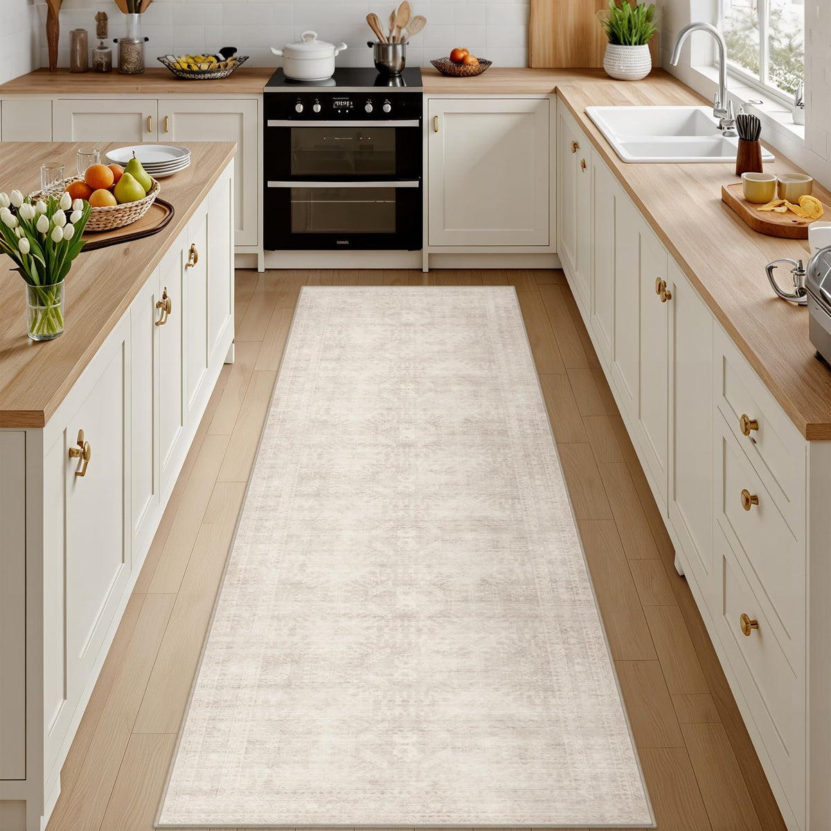 8x10 Area Rugs Living Room: Bedroom Neutral Washable Carpet Beige