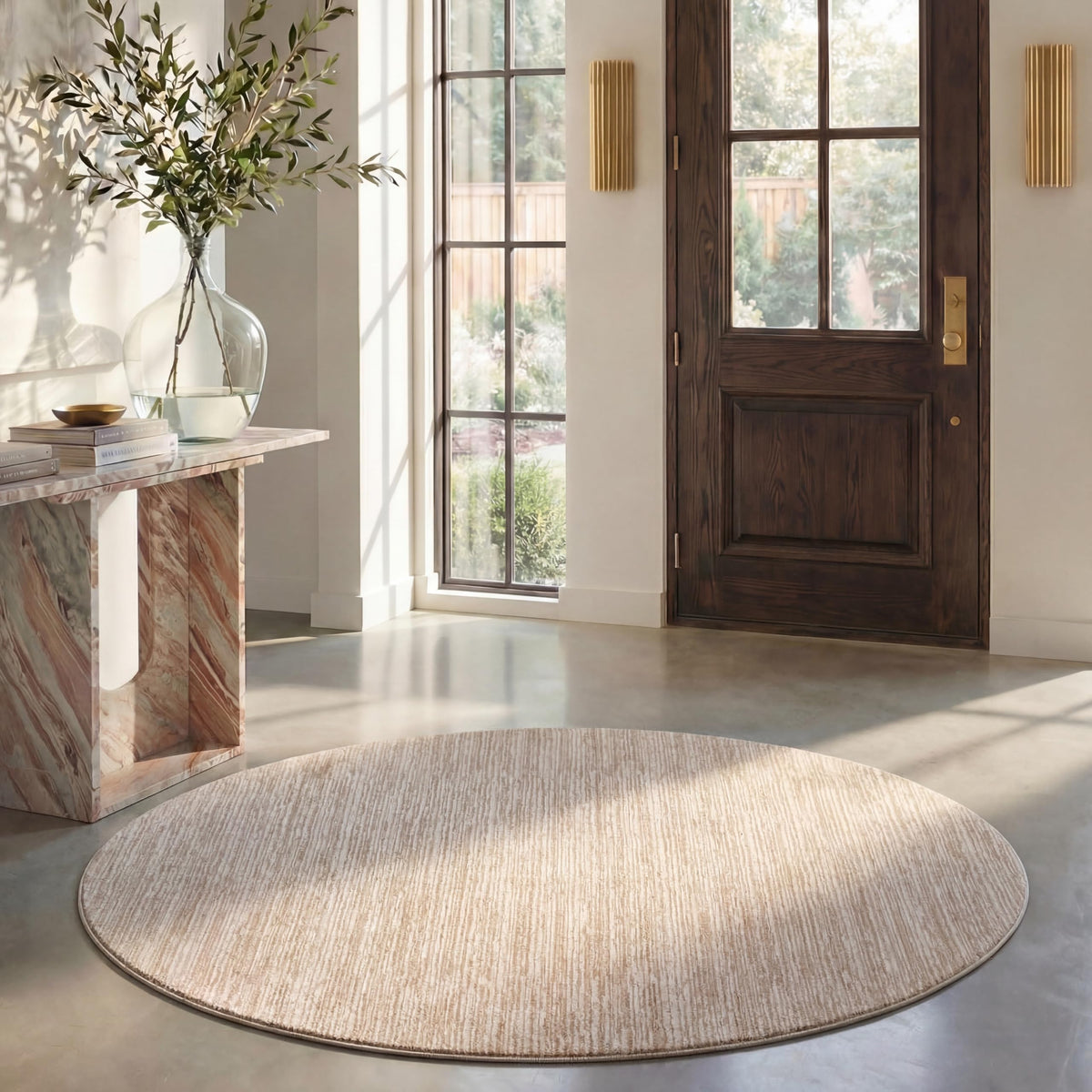 SAFAVIEH Vision Area Rug 8x10 Large, Modern Tonal Brown VSN606E