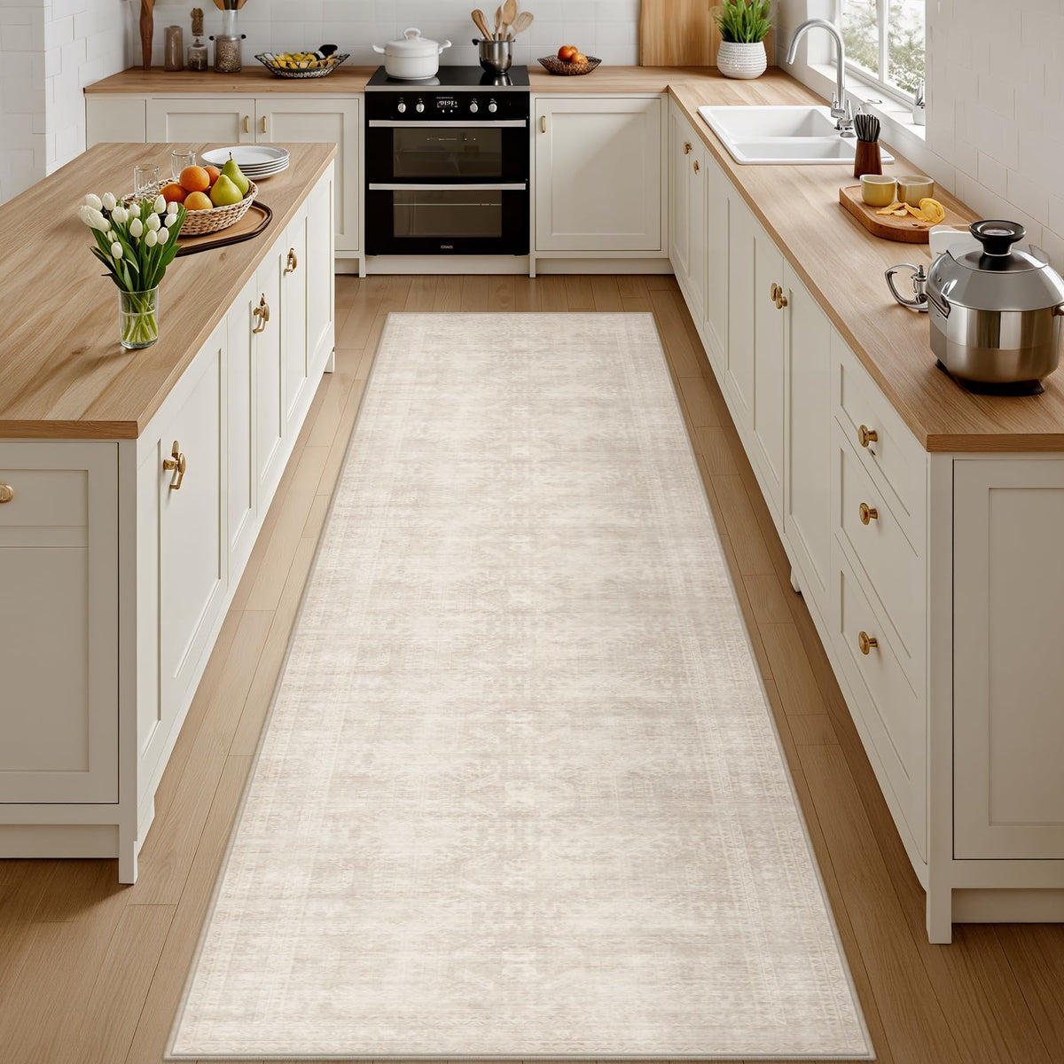 8x10 Area Rugs Living Room: Bedroom Neutral Washable Carpet Beige