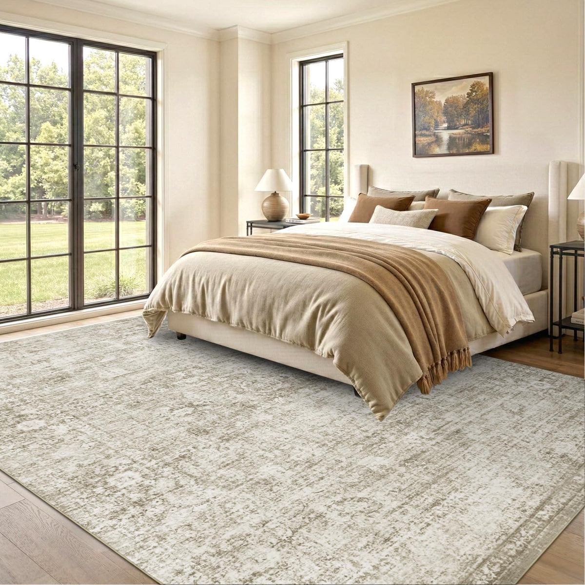 Homemate Washable Rug 8x10 Area Rugs - Vintage Rugs for Living Room