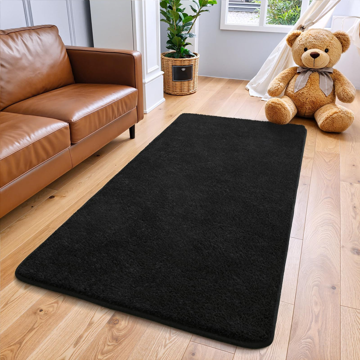 Keeko 4x6 Area Rugs for Living Room,Soft Washable Memory Foam Bedroom Rug