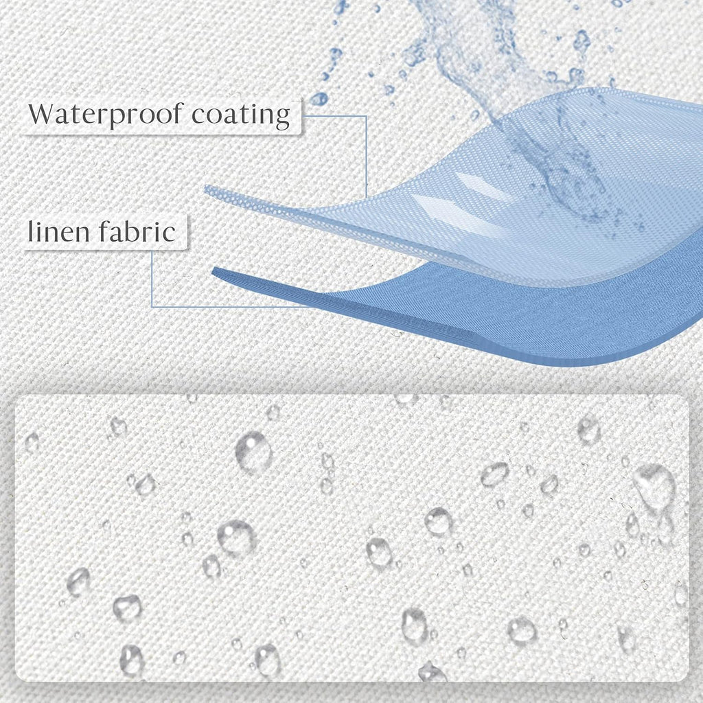 Ashler Outdoor Pillows, 18 x 18 Waterproof Pillow Inserts Set of 4