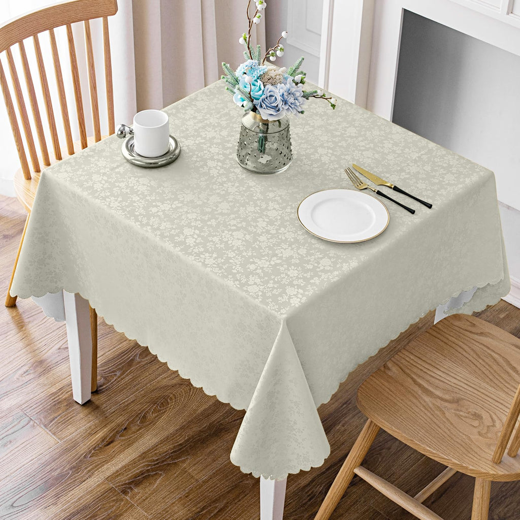 Smiry Rectangle Waterproof Heavy Duty Vinyl Tablecloths, 60 x 84 Inch