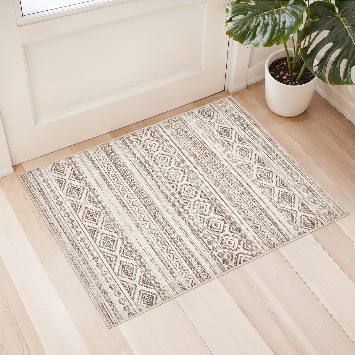 cotiled Boho 5x7 Area Rugs for Living Room: Soft Moroccan Washable Rug