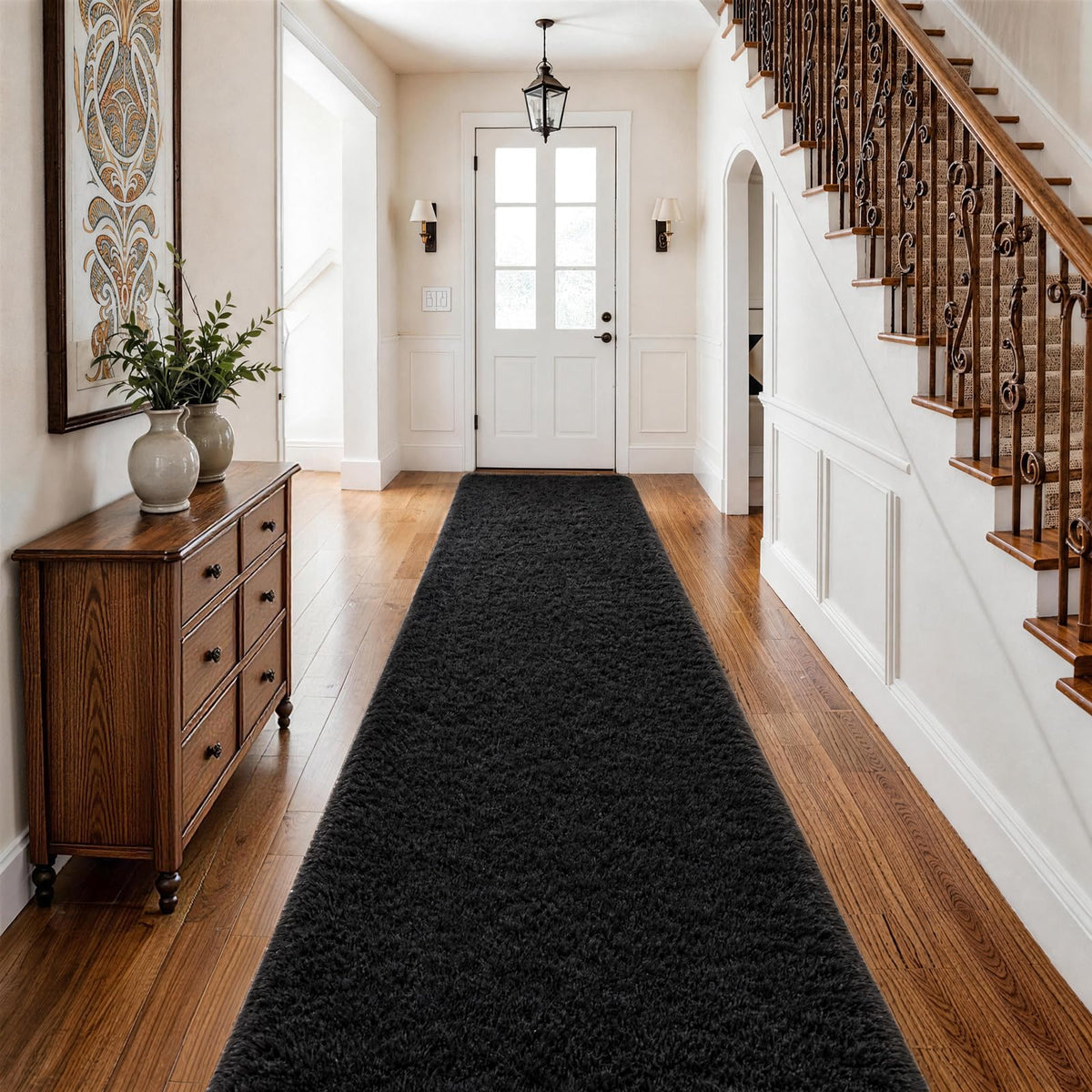 Ophanie Small Rug Upgrade Non Slip Throw Bedside Area Rugs, Fluffy Soft Grey Mini Bedroom Carpet, Affordable Door Entryway Indoor Inside Front Entrance Dog 2x3 Mat, Home Decor Aesthetic, Nursery