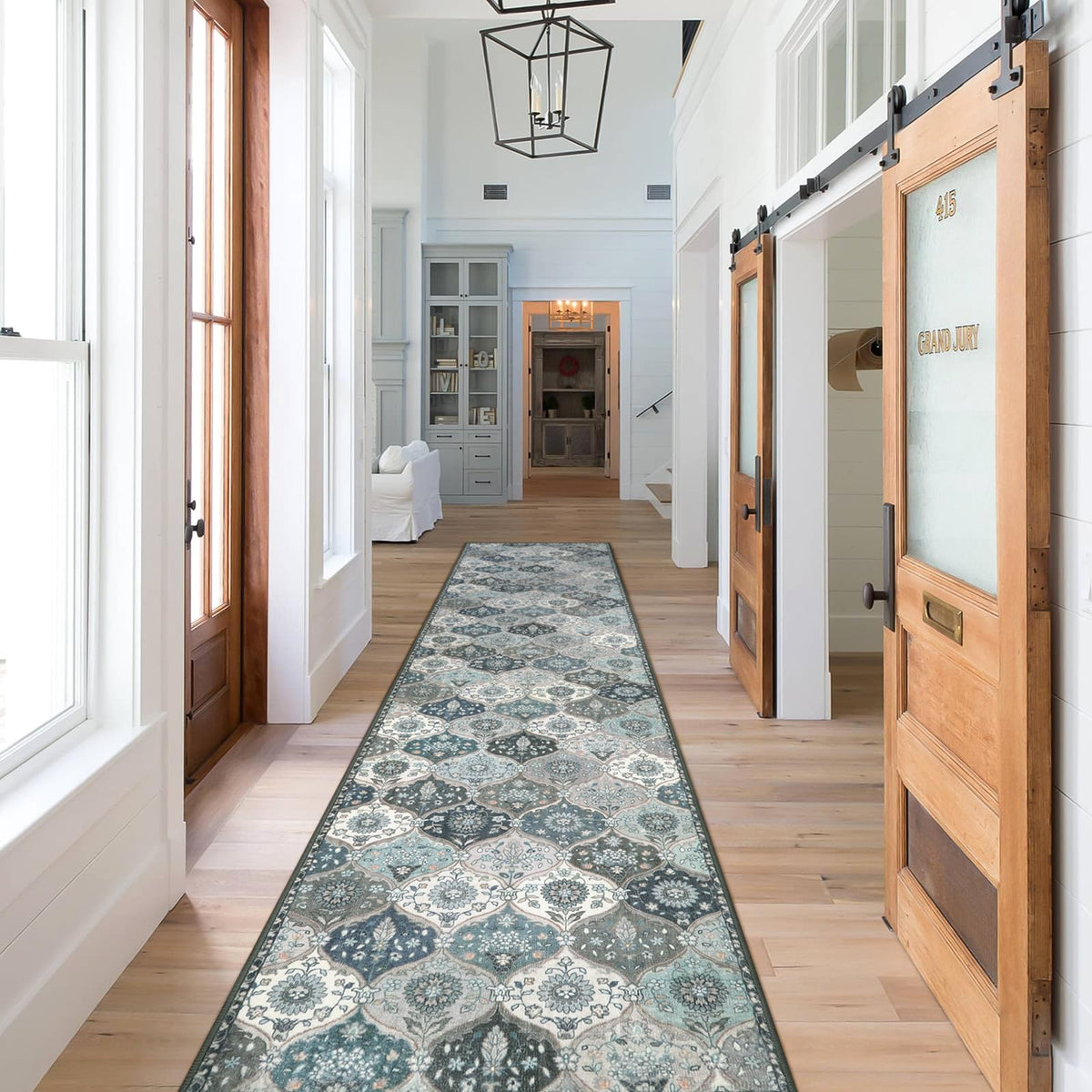 Lahome Moroccan Machine Washable Rugs for Living Room, 4x6 Rug for Bedroom