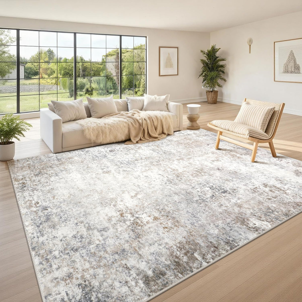 Washable Rugs 8x10 Area Rugs for Living Room,Bedroom,Dining Room Carpet
