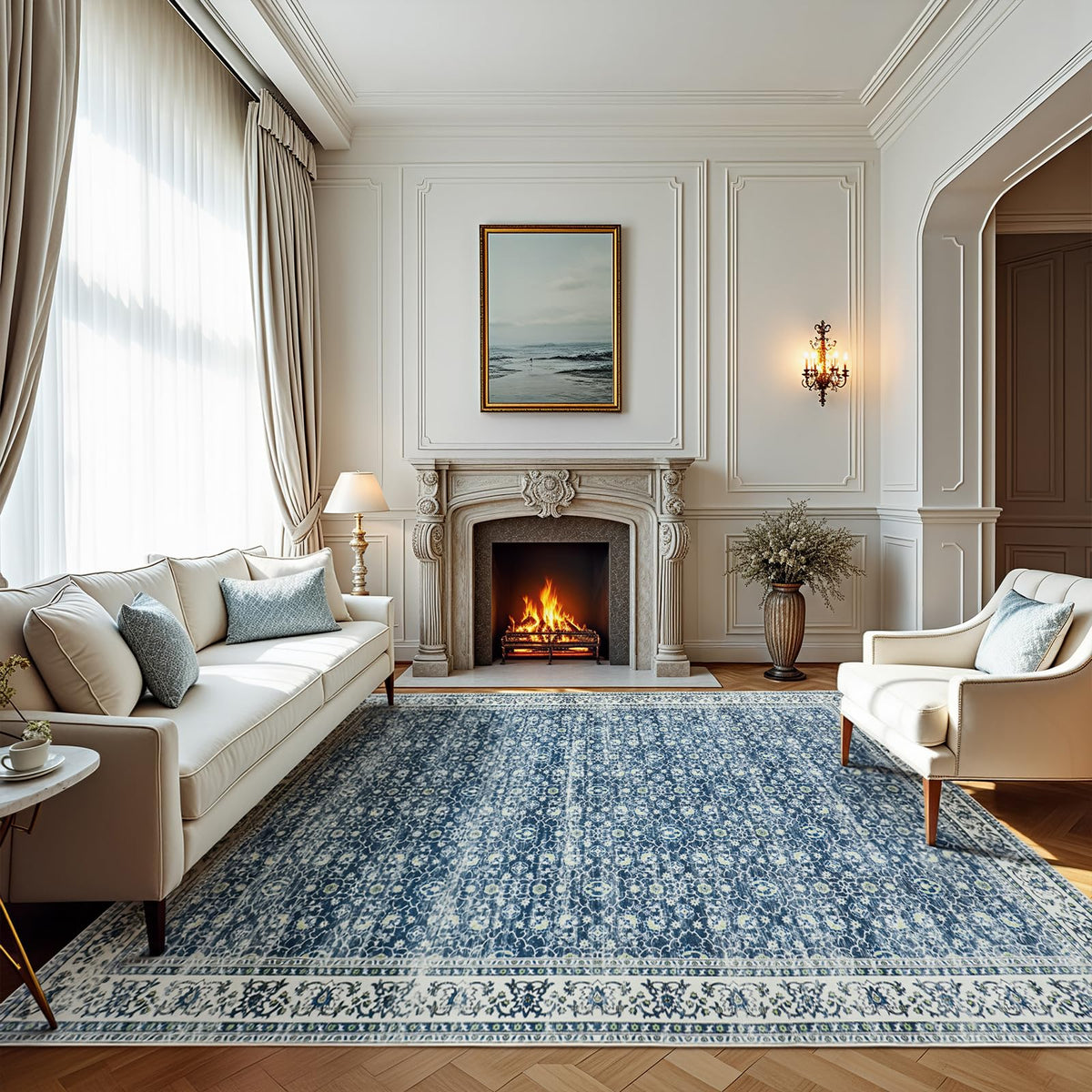 Washable Rugs 8x10 Area Rugs for Living Room,Bedroom,Dining Room,Nursery