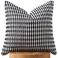 AmHoo Set of 2 Boho Chenille Pillow Cover Decorative Tufted Pillowcase for Couch Bed Sofa Bedroom Living Room Modern 18 x 18-Inch Brown