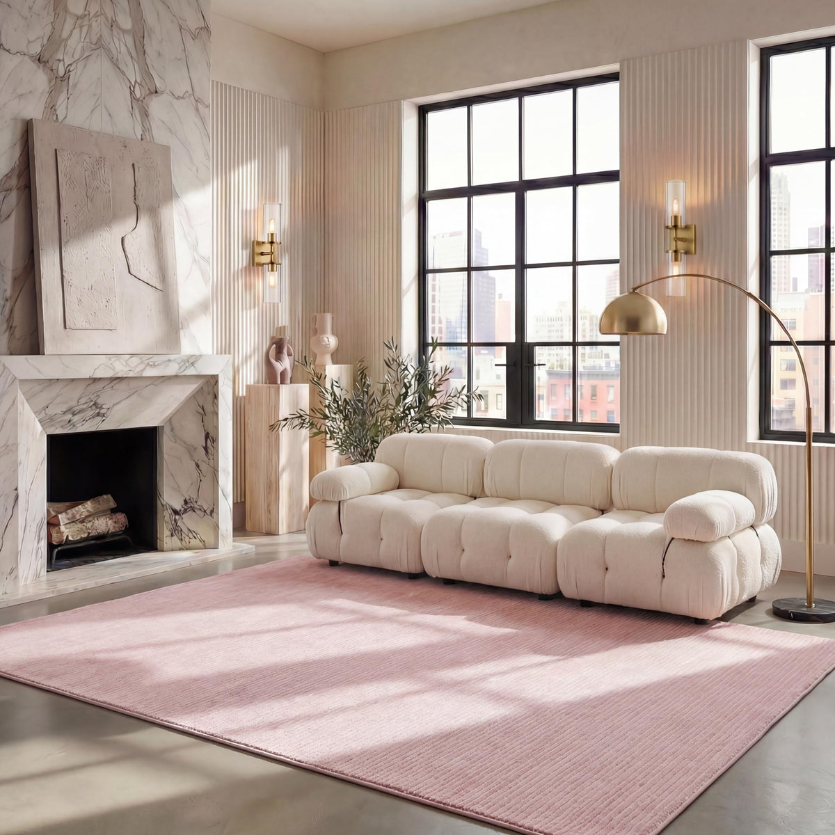 SAFAVIEH Vision Area Rug 8x10 Large, Modern Tonal Brown VSN606E