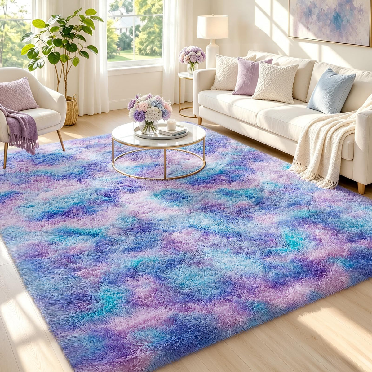 Ophanie Small Rug Upgrade Non Slip Throw Bedside Area Rugs, Fluffy Soft Grey Mini Bedroom Carpet, Affordable Door Entryway Indoor Inside Front Entrance Dog 2x3 Mat, Home Decor Aesthetic, Nursery