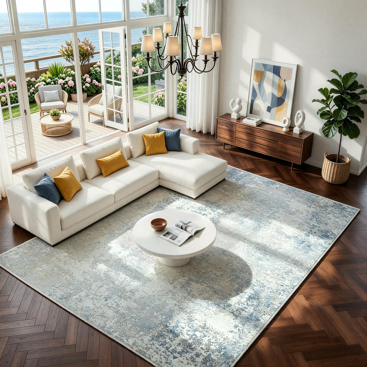 Washable Rugs 8x10 Area Rugs for Living Room,Bedroom,Dining Room,Nursery