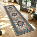 YARNSCAPE 2' x 3' Machine Washable Area Rug, Non-Slip Low-Pile Carpet