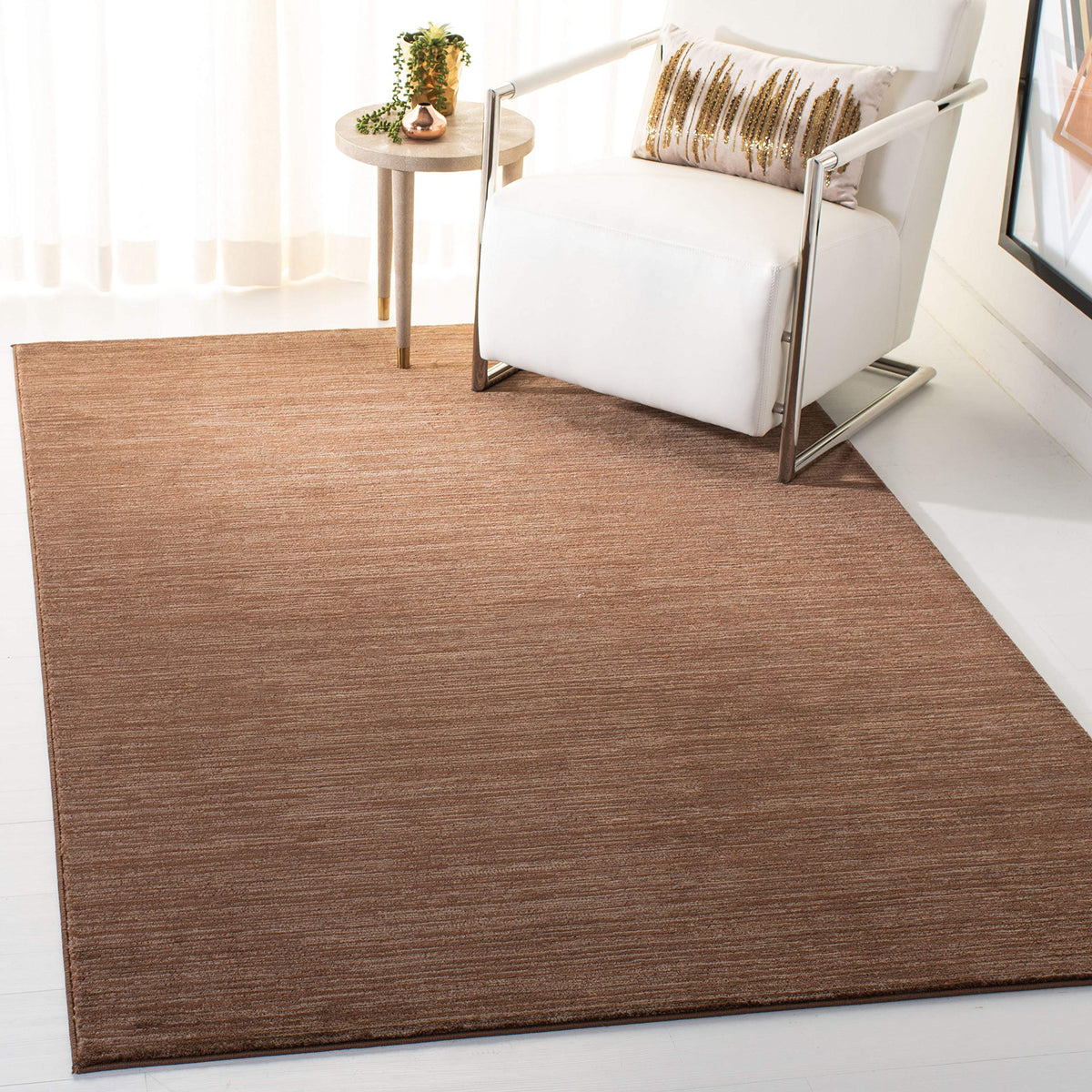 SAFAVIEH Vision Area Rug 8x10 Large, Modern Tonal Brown VSN606E
