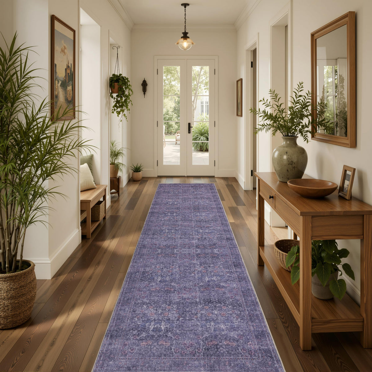 JOLLYVOGUE 5x7 Area Rugs for Living Room, Washable Rug, Beige