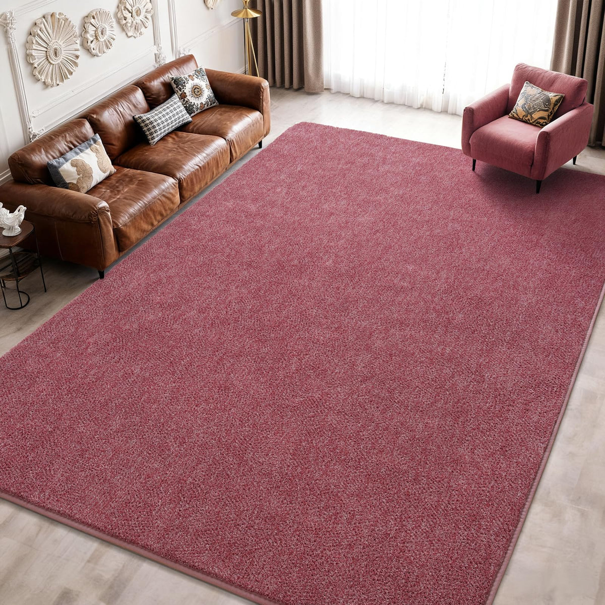Keeko 4x6 Area Rugs for Living Room,Soft Washable Memory Foam Bedroom Rug