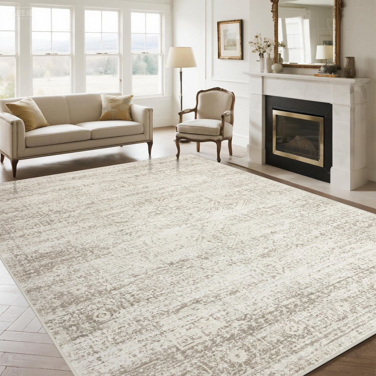 Washable Rugs 5x7 Area Rugs for Living Room,Bedroom,Dining Room Carpet