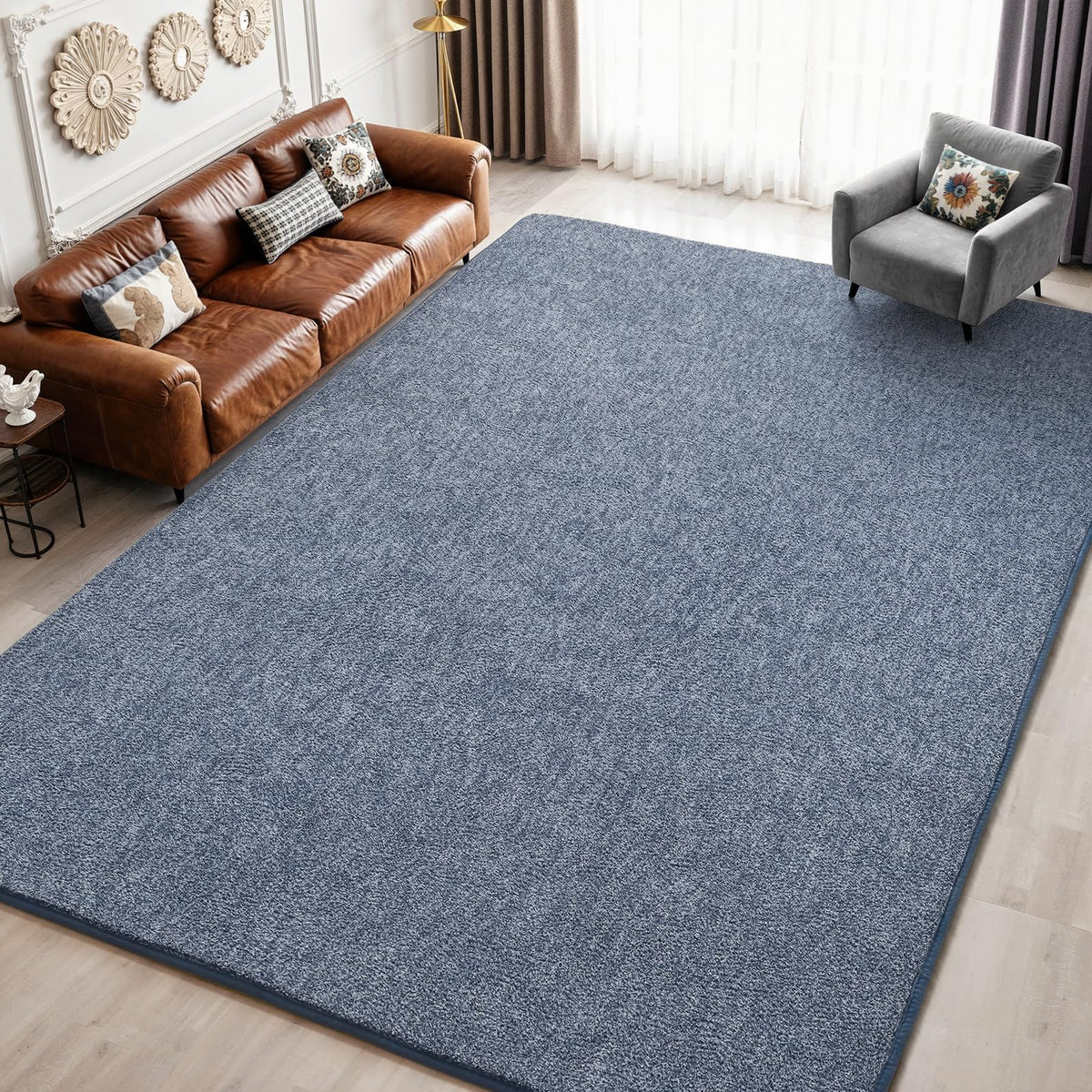 Keeko 4x6 Area Rugs for Living Room,Soft Washable Memory Foam Bedroom Rug