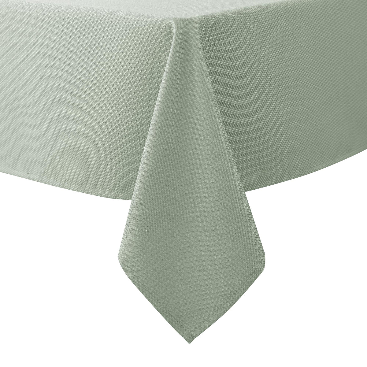 Textured Square Tablecloth-Fabric Spillproof Table Cloths-Natural 54x54"