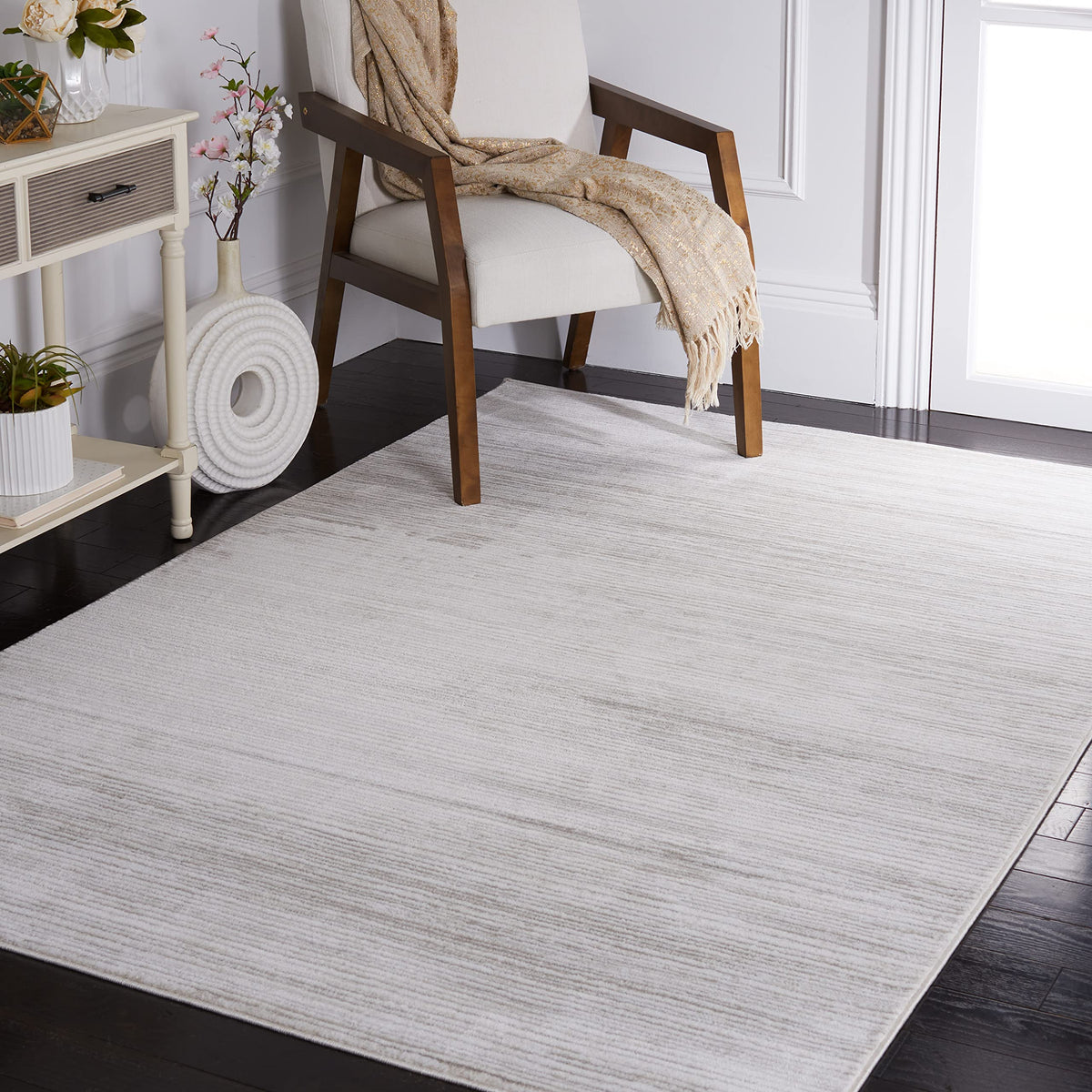 SAFAVIEH Vision Area Rug 8x10 Large, Modern Tonal Brown VSN606E