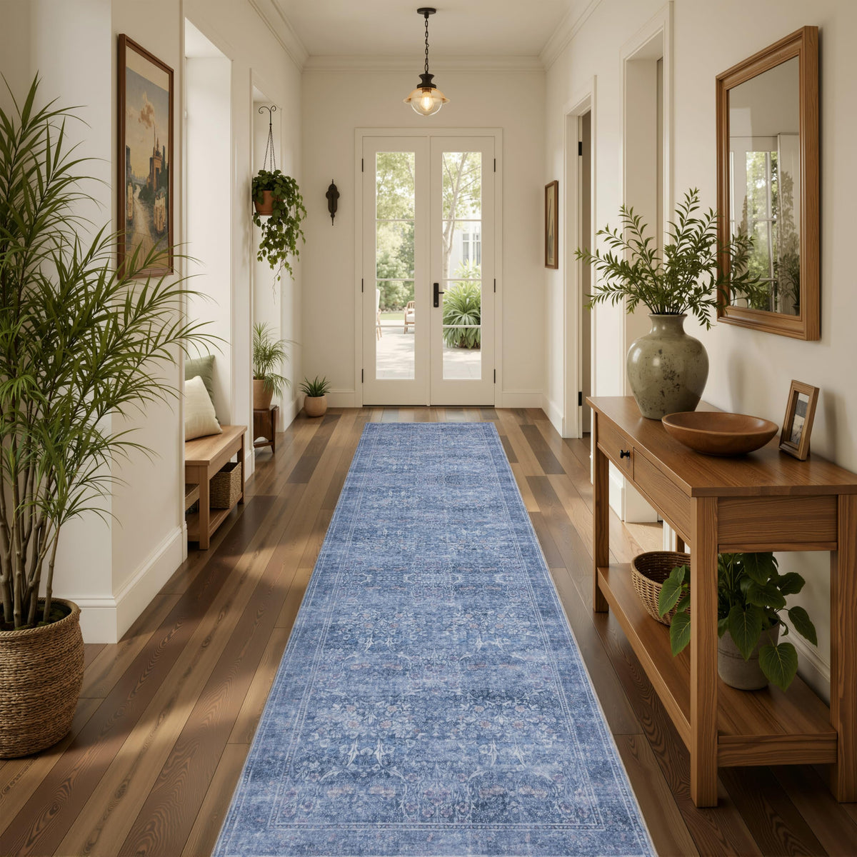 JOLLYVOGUE 5x7 Area Rugs for Living Room, Washable Rug, Beige
