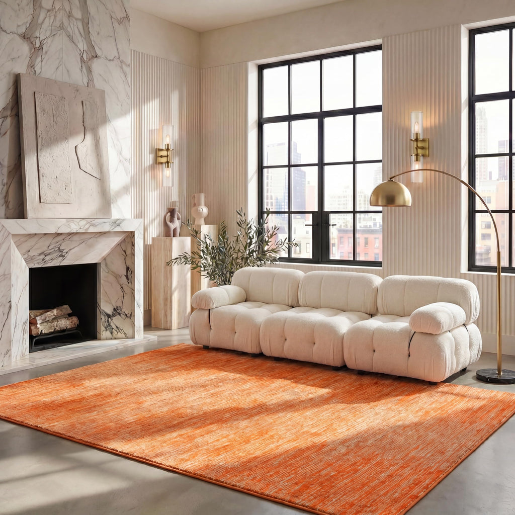 SAFAVIEH Vision Area Rug 8x10 Large, Modern Tonal Brown VSN606E