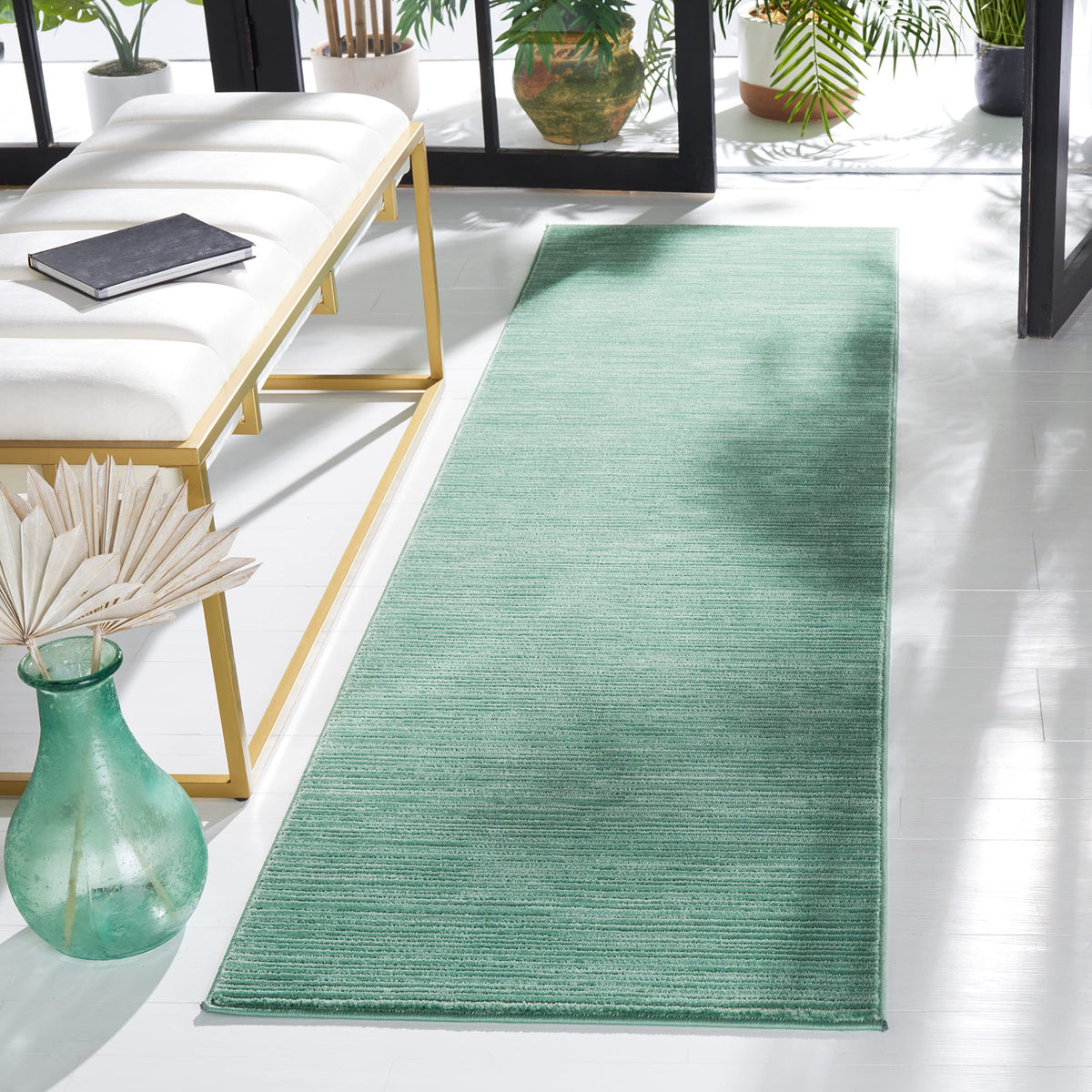SAFAVIEH Vision Area Rug 8x10 Large, Modern Tonal Brown VSN606E