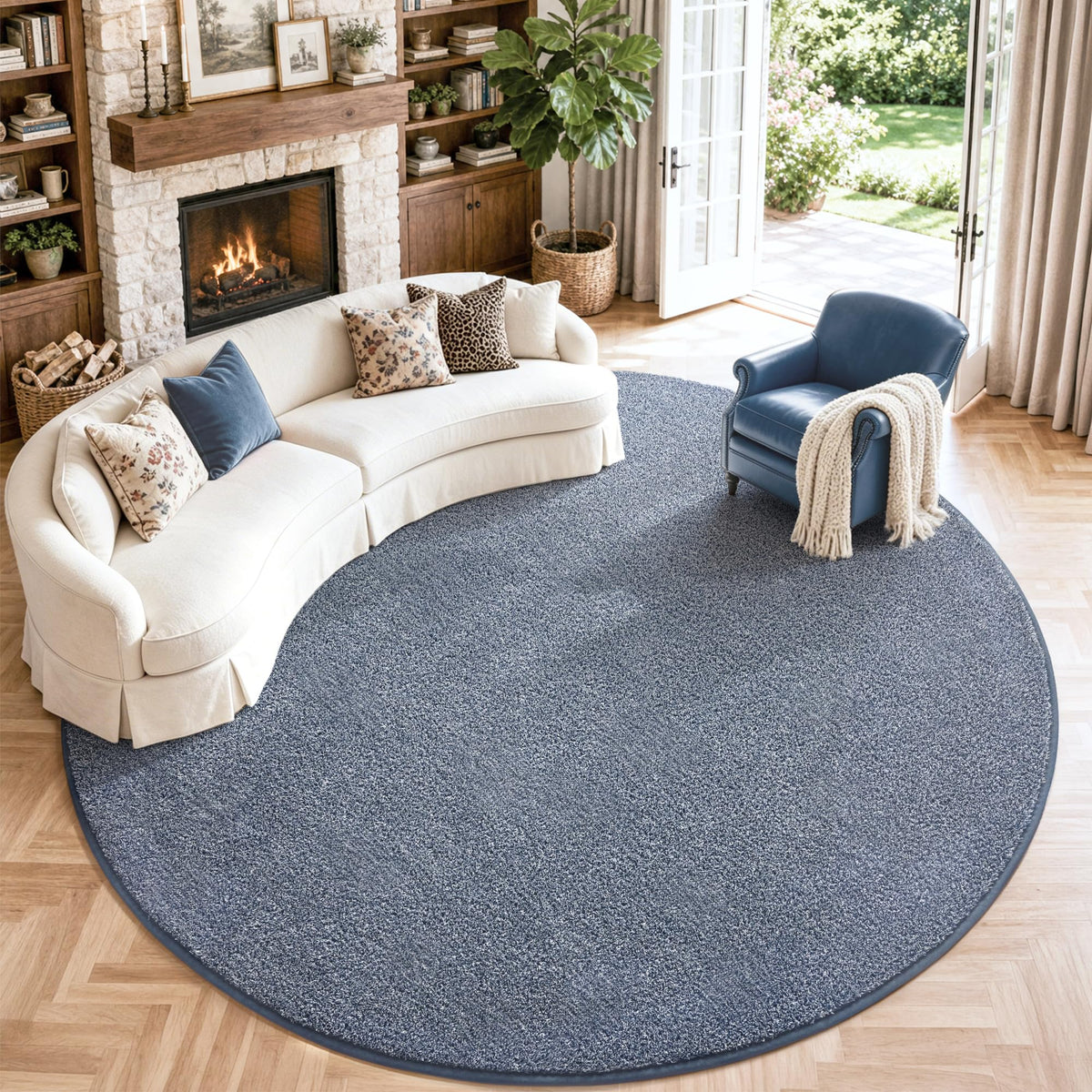 Keeko 4x6 Area Rugs for Living Room,Soft Washable Memory Foam Bedroom Rug