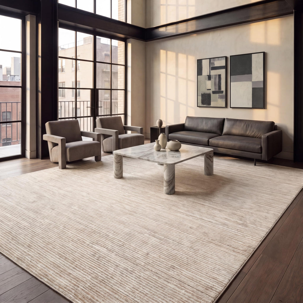 SAFAVIEH Vision Area Rug 8x10 Large, Modern Tonal Brown VSN606E
