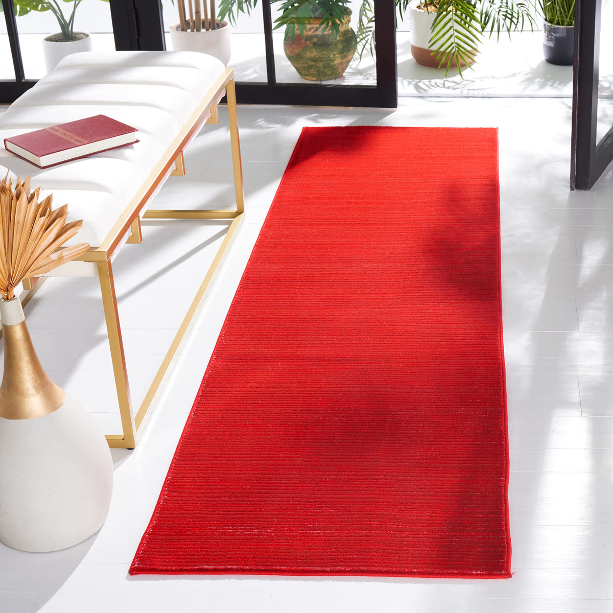 SAFAVIEH Vision Area Rug 8x10 Large, Modern Tonal Brown VSN606E