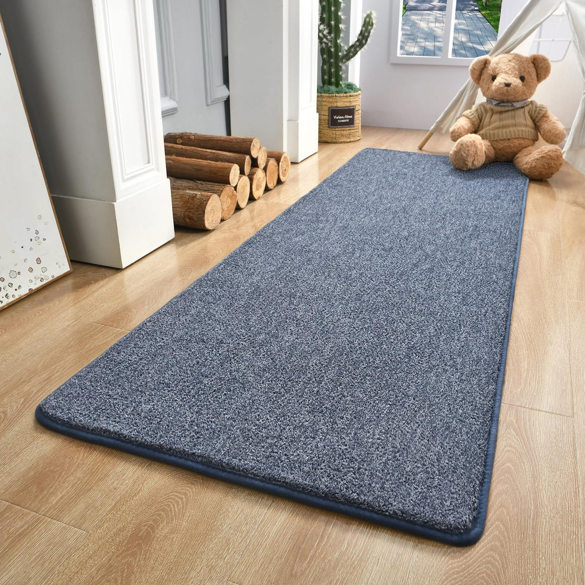 Keeko 4x6 Area Rugs for Living Room,Soft Washable Memory Foam Bedroom Rug