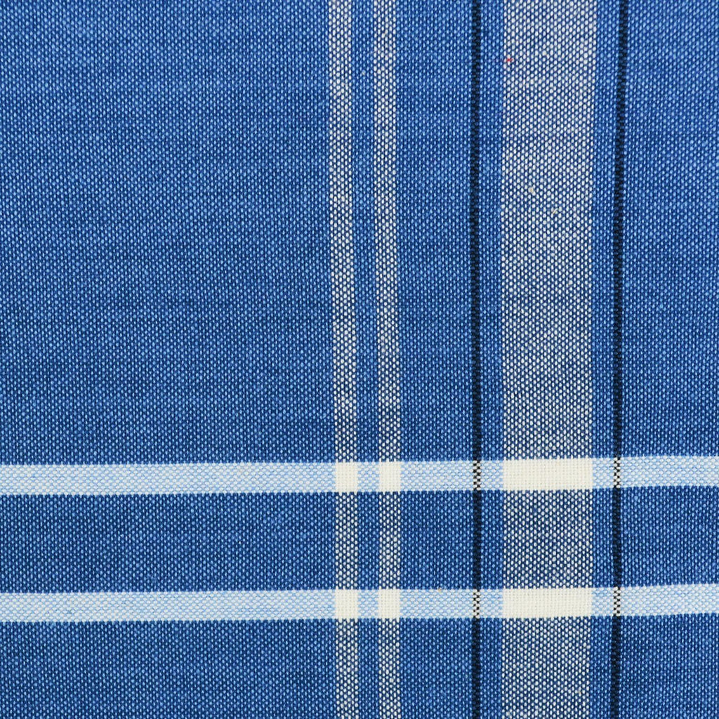 DII French Stripe Tabletop Collection Farmhouse Style Dining Table Linen Tablecloth, 60x120, Blue Chambray