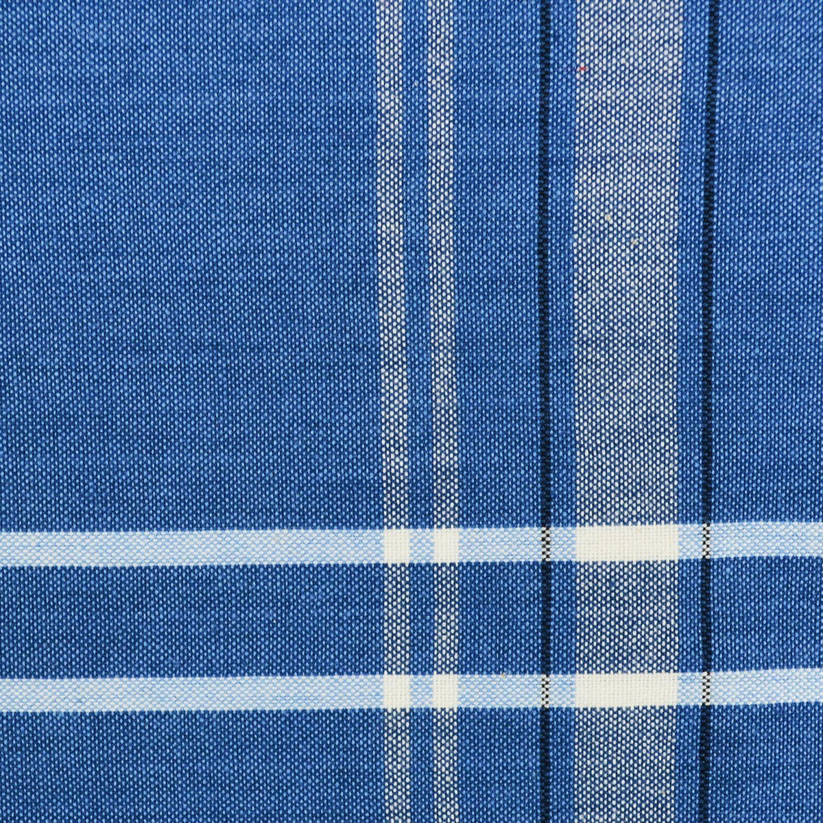 DII French Stripe Tabletop Collection Farmhouse Style Dining Table Linen Tablecloth, 60x120, Blue Chambray