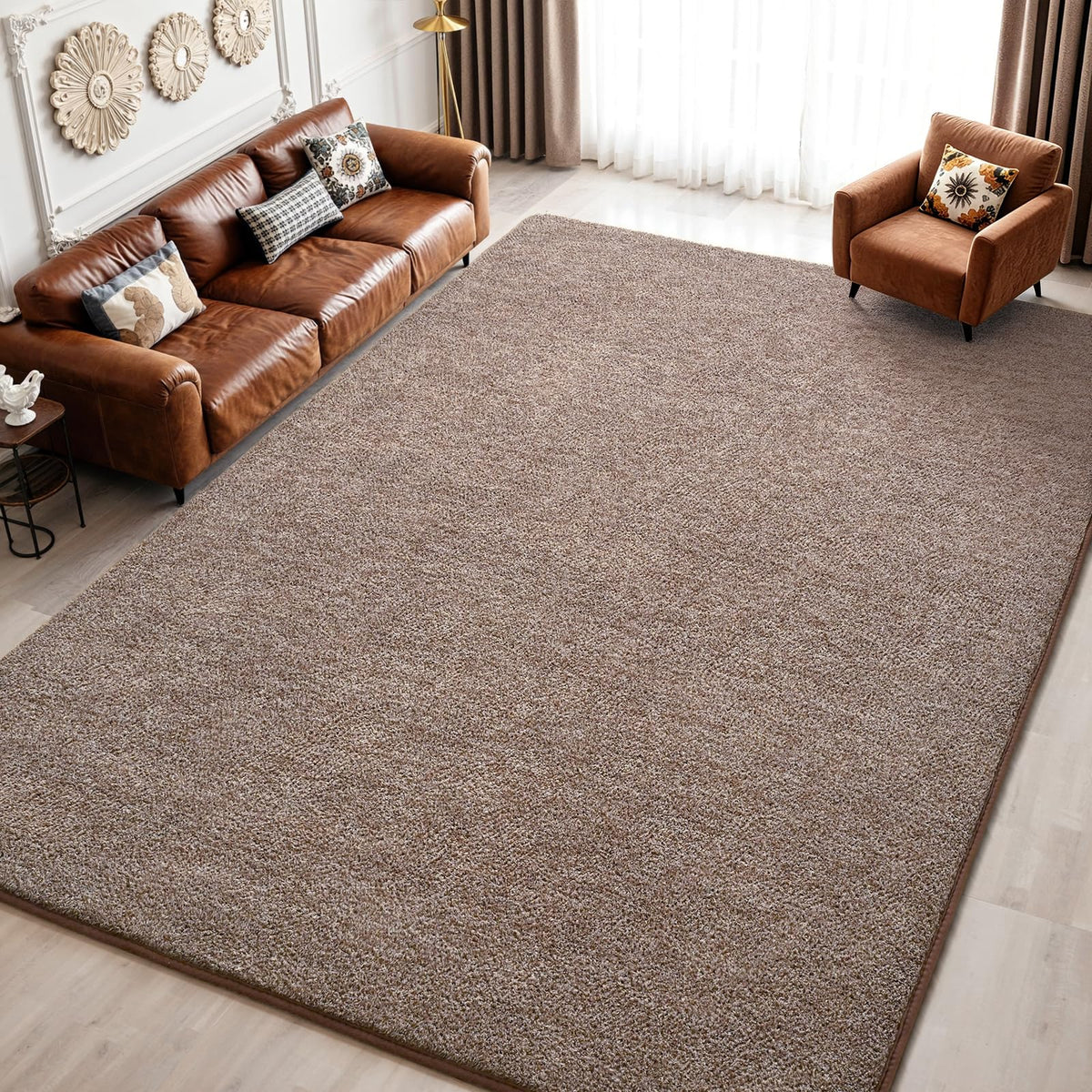 Keeko 4x6 Area Rugs for Living Room,Soft Washable Memory Foam Bedroom Rug