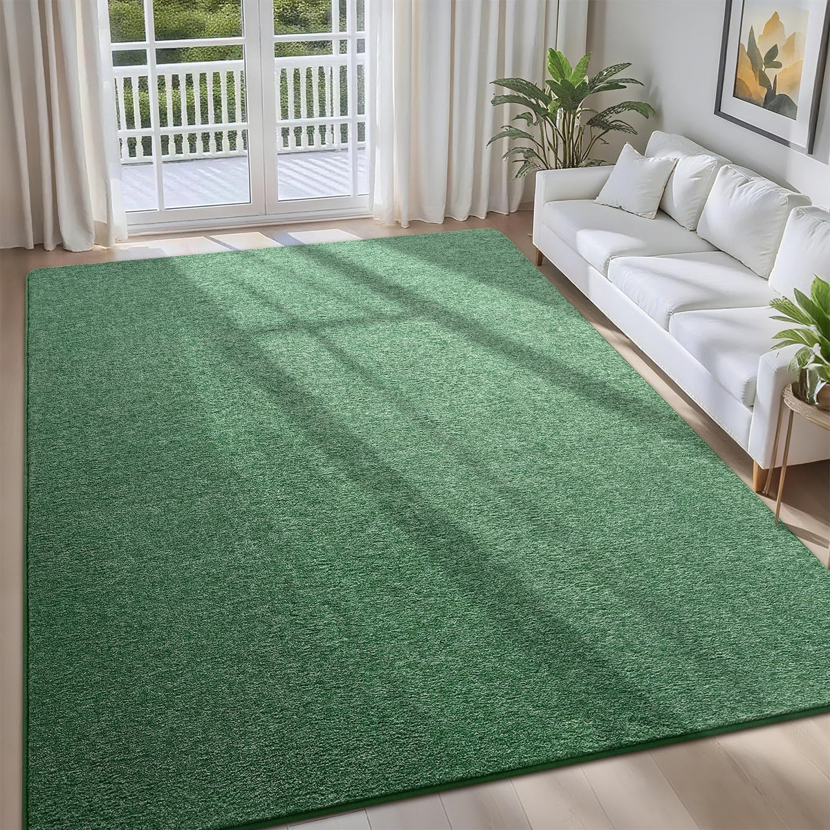 5x7 Black Area Rug Modern Aesthetic Minimalist