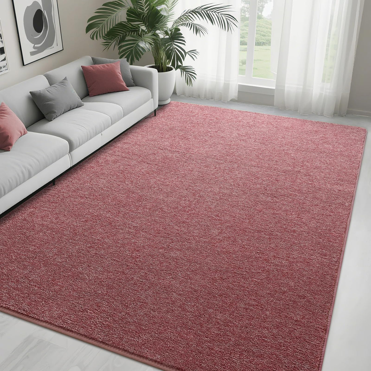 5x7 Black Area Rug Modern Aesthetic Minimalist